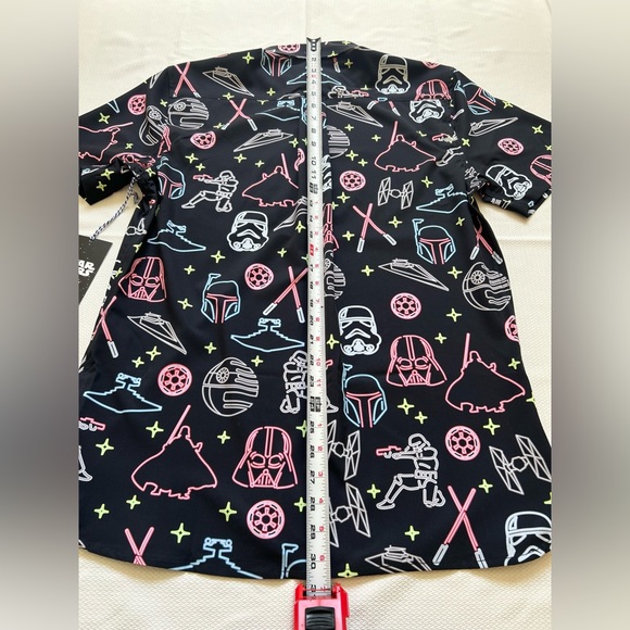 Chubbies The New Hope Darth Vader Swim Shirt the lack of faith Medium Star Wars - Picture 8 of 12